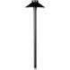 Tiki 12 6.50 watt Black Path Lighting in 3000K, Black on Aluminum, Path and Area Light, WAC Landscape