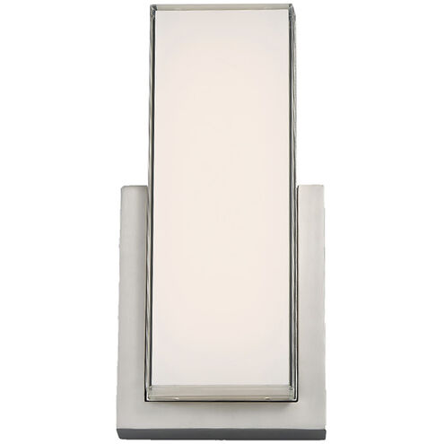 Corbusier LED 3.39 inch Satin Nickel ADA Wall Sconce Wall Light in 3500K, dweLED