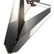 Tribeca LED 9 inch Black Pendant Ceiling Light in 3000K, dweLED