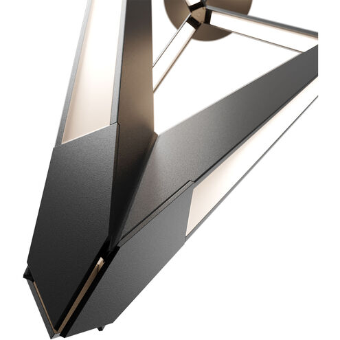 Tribeca LED 9 inch Black Pendant Ceiling Light in 3500K, dweLED