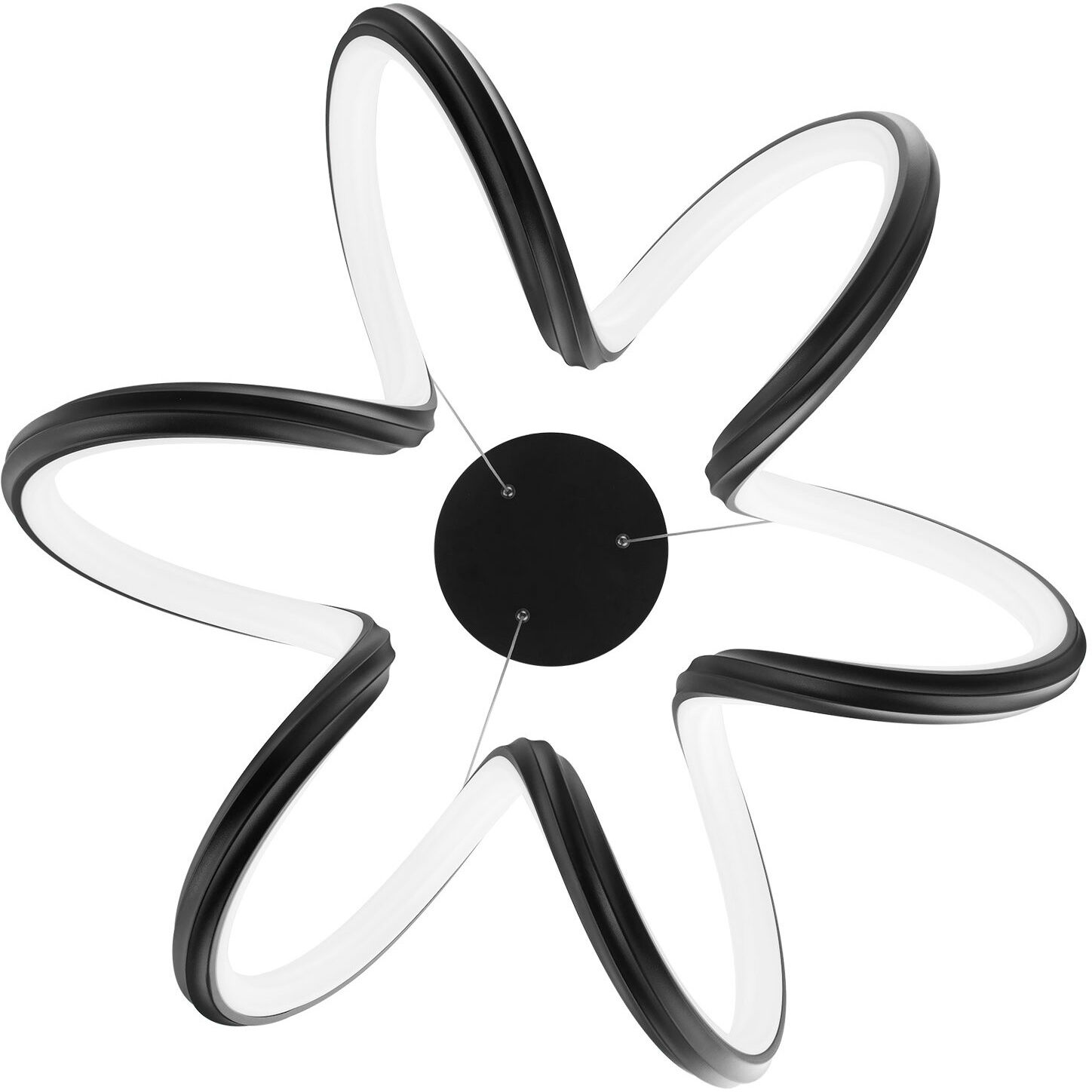 Mamba LED 26 inch Black Pendant Ceiling Light, dweLED