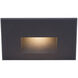 WAC 120V Step Light LED 1.5 inch Black ADA Step and Wall Light in 3000K Warm White LED, WAC Lighting
