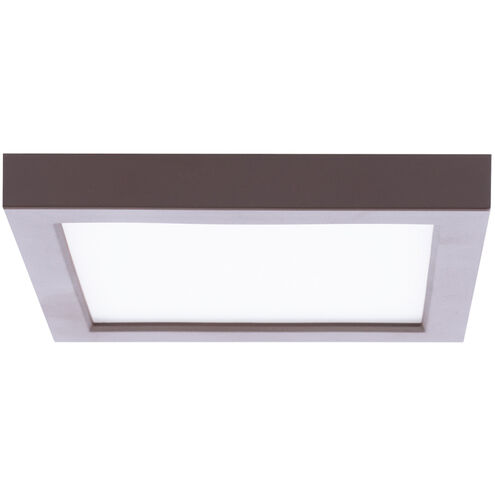 Square LED 5 inch Bronze Flush Mount Ceiling Light in 3000K