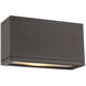 Rubix LED 5.37 inch Bronze Outdoor Wall Light
