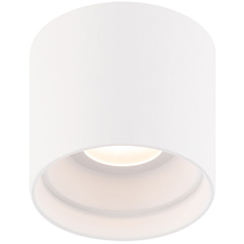 Downtown LED 5 inch White Flush Mount Ceiling Light in 4000K, dweLED