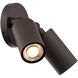Cylinder LED 5.06 inch Bronze Outdoor Wall Light