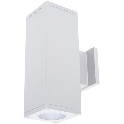 Cube Arch LED 6 inch White Sconce Wall Light in 2700K, 85, F-38 Degrees, 22, A - Away fr wall