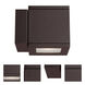 Rubix LED 5 inch Bronze Outdoor Wall Light