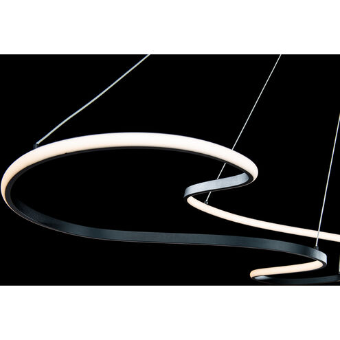 Marques LED 49 inch Black Pendant Ceiling Light, dweLED