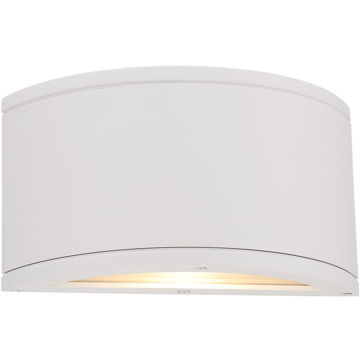 Tube LED 5.38 inch White Outdoor Wall Light