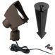 Adjustable Wall Wash Bronze Low Voltage Wall Wash in 2700K Warm LED, WAC Landscape