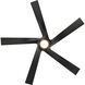 Zeke 60 inch Matte Black Ceiling Fan