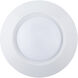 I Can't Believe It's Not Recessed LED 7.5 inch White Flush Mount Ceiling Light in 1, WAC Limited