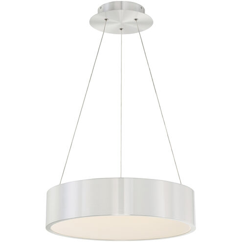 Corso LED 18 inch Brushed Aluminum Pendant Ceiling Light, dweLED