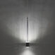 Quill LED 2.34 inch Black Pendant Ceiling Light in 3000K, dweLED