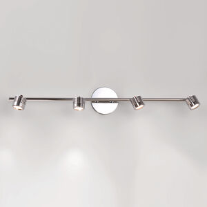 Vector 4 Light 120-240-277V Brushed Nickel Track Lighting Ceiling Light, dweLED