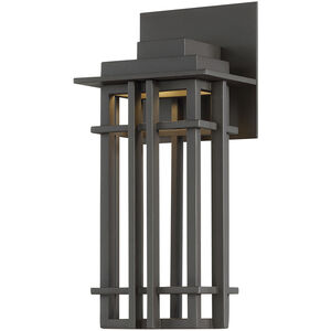 Nest LED 12 inch Bronze Outdoor Wall Light, dweLED