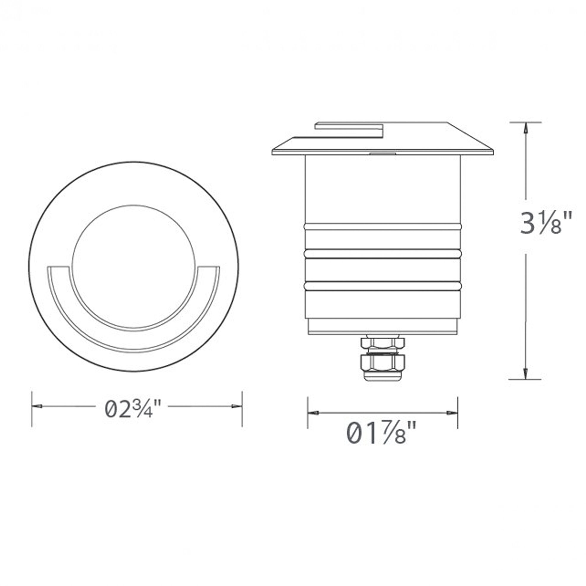 Tyler 12 4.1 watt Stainless Steel Coated in Bronze Path Lighting in 2700K, Bronzed Stainless Steel, WAC Landscape