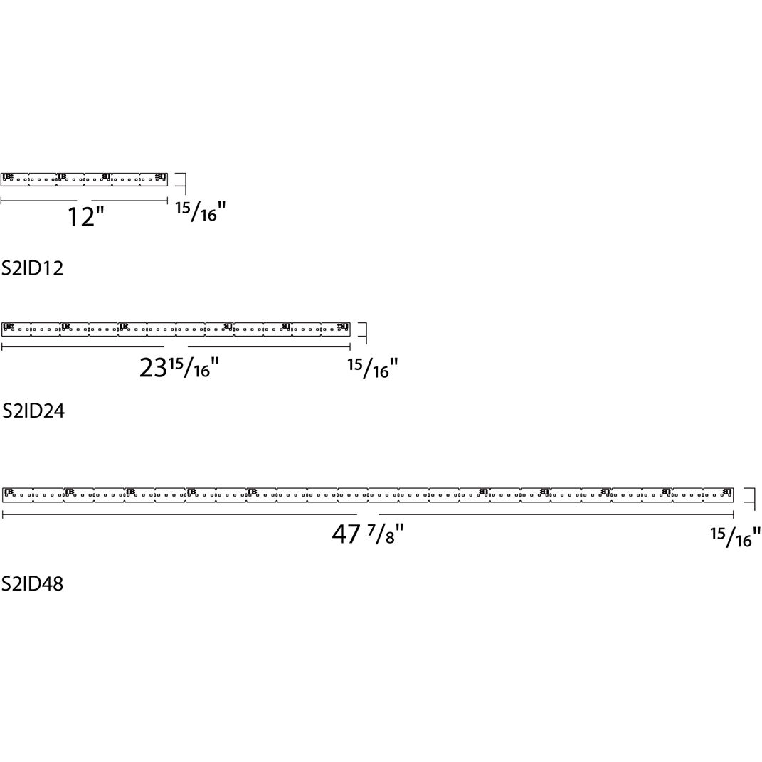 Ventrix 1 Light 48 White Track Fixtures Ceiling Light