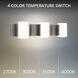 Circle Line LED 24.38 inch Brushed Nickel Bath Vanity & Wall Light, dweLED