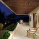 Peek 1 Light 4.88 inch Black Flush Mount Ceiling Light in 3500K, dweLED