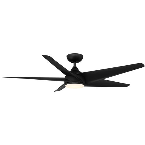 Viper 60 inch Matte Black Downrod Ceiling Fans, Smart Fan