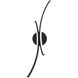 Tusk Wall Sconce Wall Light in 2700K, Black, dweLED