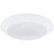 Disc LED 7.5 inch White Flush Mount Ceiling Light in 2700K