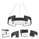 Trap LED 27 inch Black Pendant Ceiling Light, dweLED