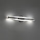 Jagger LED 26 inch Black Bath Vanity & Wall Light in 2700K, dweLED