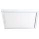 Square LED 11 inch White Flush Mount Ceiling Light in 3500K