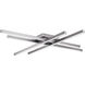 Parallax LED 32 inch Brushed Nickel Flush Mount Ceiling Light, dweLED