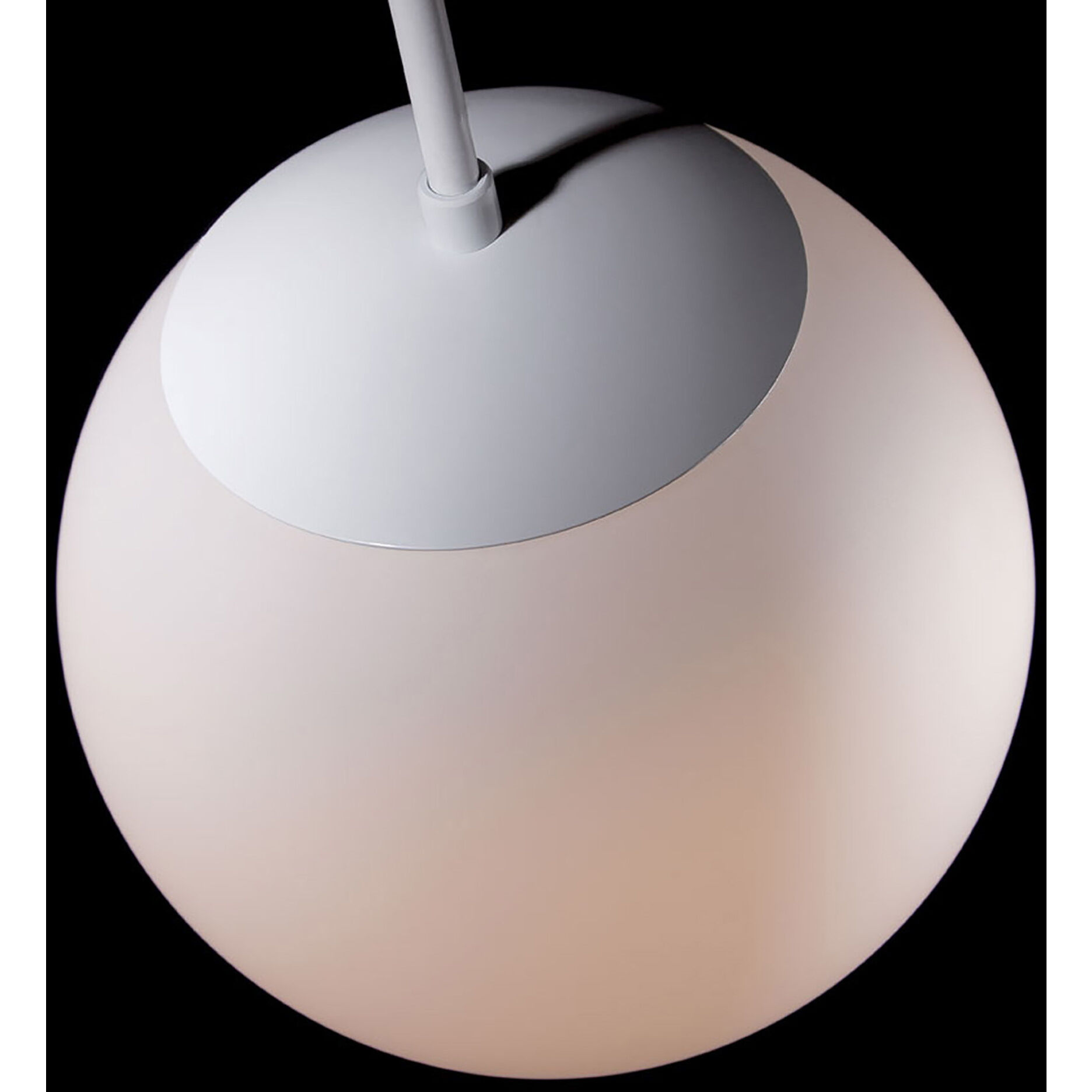 Niveous LED 13.75 inch White Pendant Ceiling Light in 3000K, dweLED