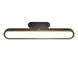 Longboard LED 48.13 inch Black Aged Brass Linear Pendant Ceiling Light, dweLED