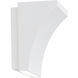 Cornice 2 Light 3.63 inch White ADA Wall Sconce Wall Light in 3500K, dweLED