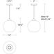 Bistro LED 14 inch Aged Brass Pendant Ceiling Light, dweLED