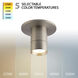 Twist-N-Lite LED 5 inch Brushed Nickel Flush Mount Ceiling Light