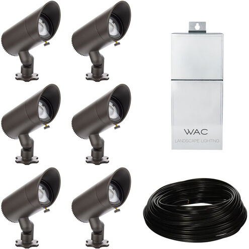 WAC 5411 12V LED InterBeam Accent Light Black / 2700K