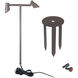 Accent Stem 12 7 watt Solid Brass Coated in Bronze Path and Area Light in 2700K Warm LED, WAC Landscape