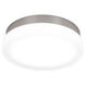 Slice LED 11 inch Brushed Nickel Flush Mount Ceiling Light in 2700K, dweLED