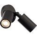 Cylinder LED 5.06 inch Black Outdoor Wall Light