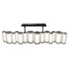 Troop LED 37.38 inch Black Linear Pendant Ceiling Light, dweLED