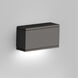 Rubix LED 5.37 inch Black Outdoor Wall Light