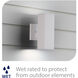 Cubix LED 9.42 inch White Outdoor Wall Light