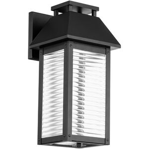 Faulkner LED 18 inch Black Outdoor Wall Light, dweLED