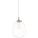 Bolla LED 5.88 inch Chrome Mini-Pendant Ceiling Light, dweLED