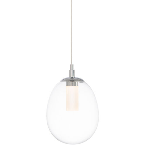 Bolla LED 5.88 inch Chrome Mini-Pendant Ceiling Light, dweLED