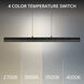 Grille Linear Pendant Ceiling Light in 3000K, dweLED
