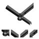 Ventrix 1 Light 48 Black Track Fixtures Ceiling Light