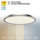 Round LED 24 inch Bronze Flush Mount Ceiling Light, WAC Limited